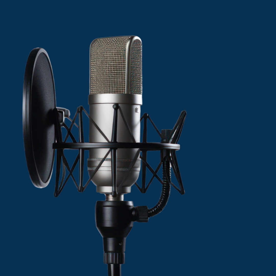 En kvinde i håndværkerbranchen fritskåret. Henover står med hvis tekst Radio annoncering.